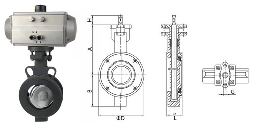 氣動高性能蝶閥 氣動高性能蝶閥